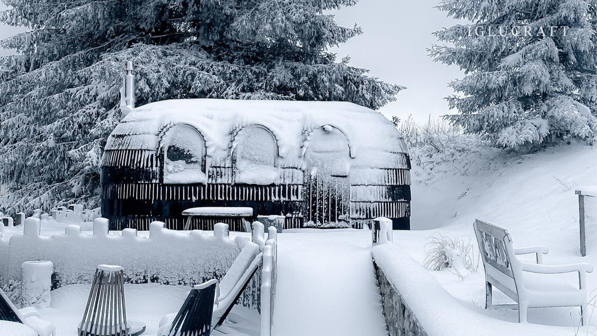 Iglucraft Triple Iglusauna 6-Person Fully Assembled Outdoor Sauna