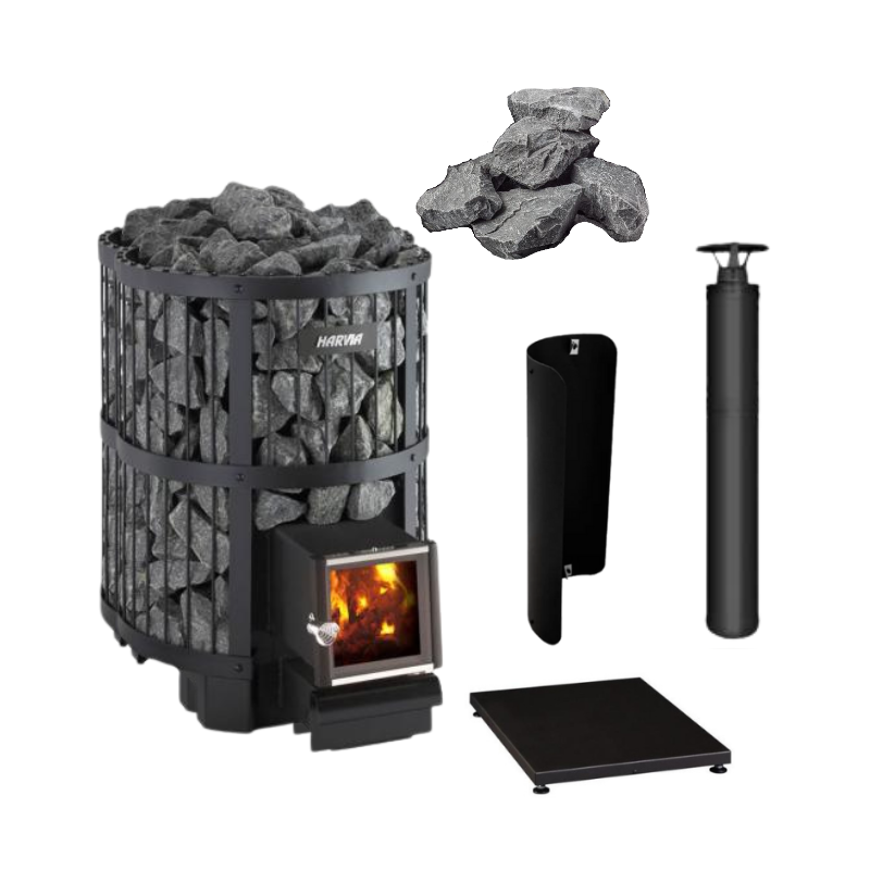 Harvia Legend 240 SL 21kW Sauna Stove Package-Sauna Heater-Harvia-Stainless Steel-