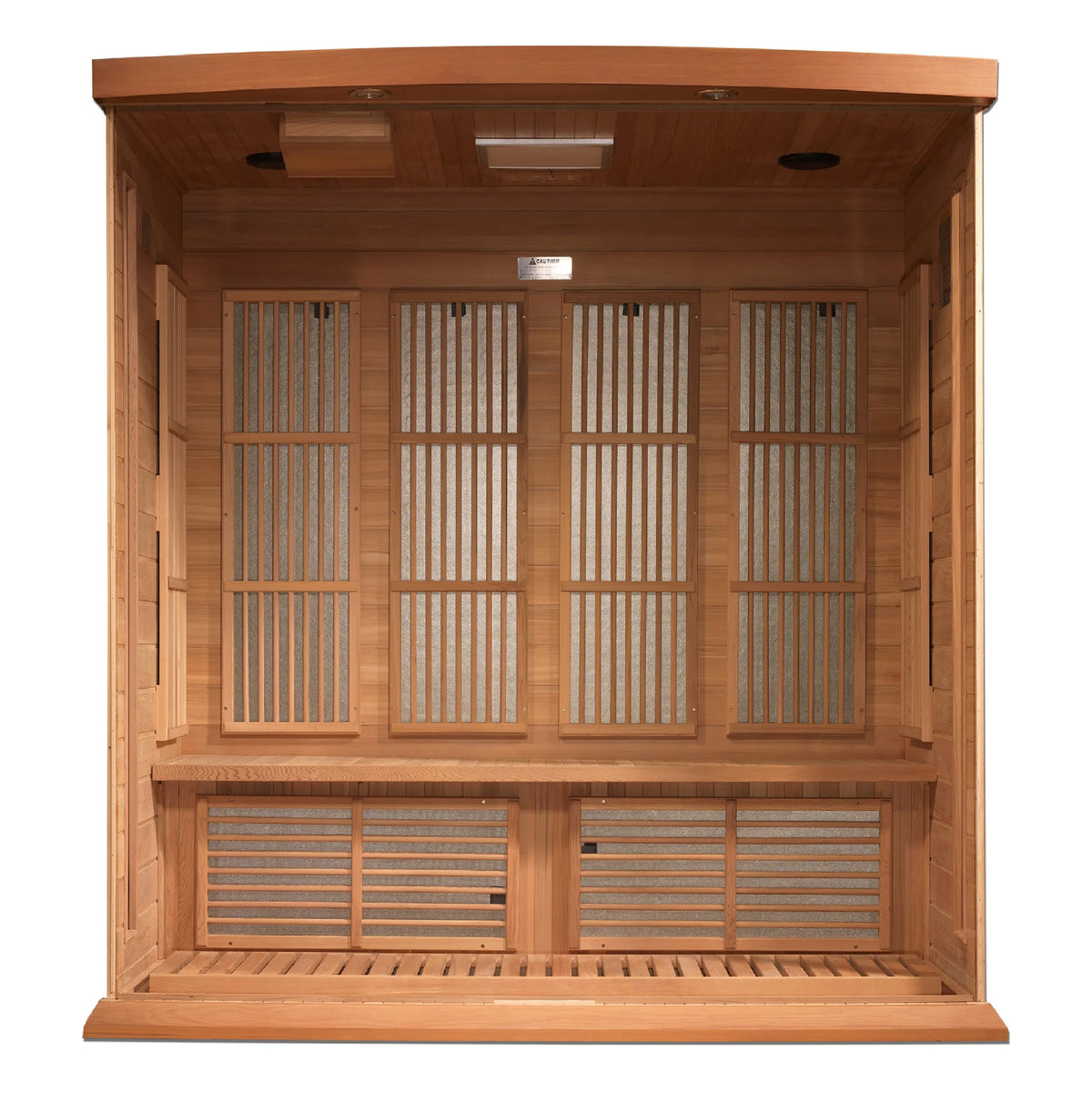 Golden Designs Maxxus 4-Person Low EMF FAR Infrared Sauna Canadian Red Cedar | MX-K406-01 CED