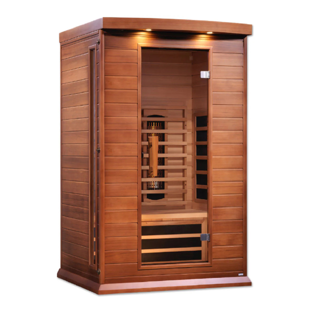 Golden Designs Maxxus 2-Person Full Spectrum Near Zero EMF FAR Infrared Sauna in Canadian Red Cedar | MX-M206-01-FS CED