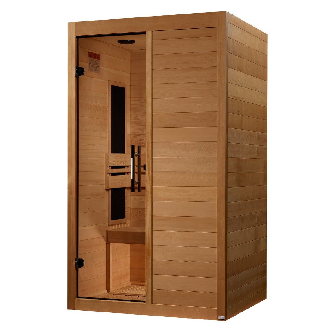 Golden Designs Maxxus S-Line 2-Person Low EMF FAR Infrared Sauna with Canadian Hemlock