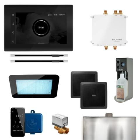 Mr.Steam Bliss Max Linear Control Kit-CONTROL PACKAGE-Mr. Steam-Black Brushed Bronze-Nordica Sauna