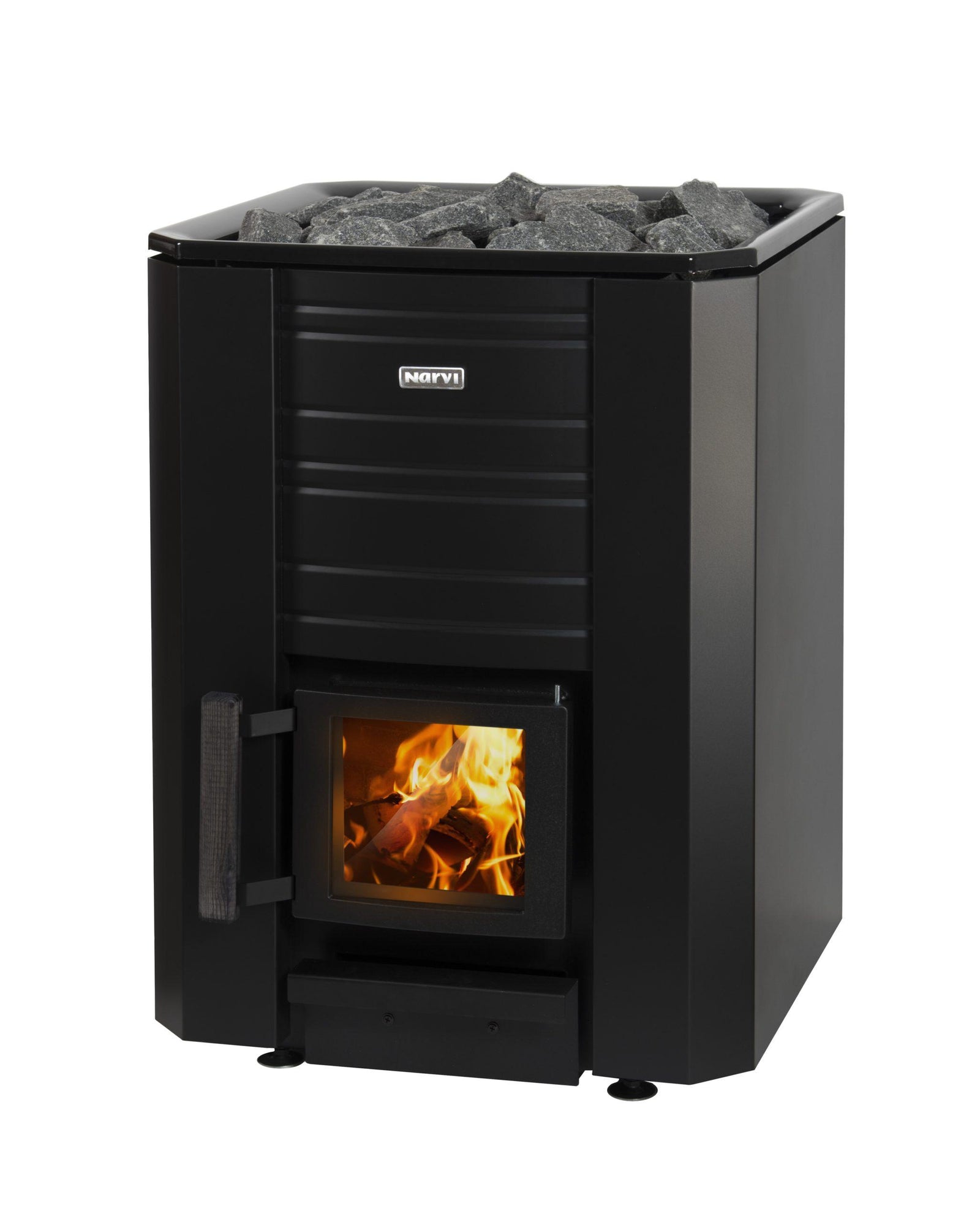 Narvi NC 24 Black Sauna Heater-Wood-Burning Heaters-Narvi-Nordica Sauna