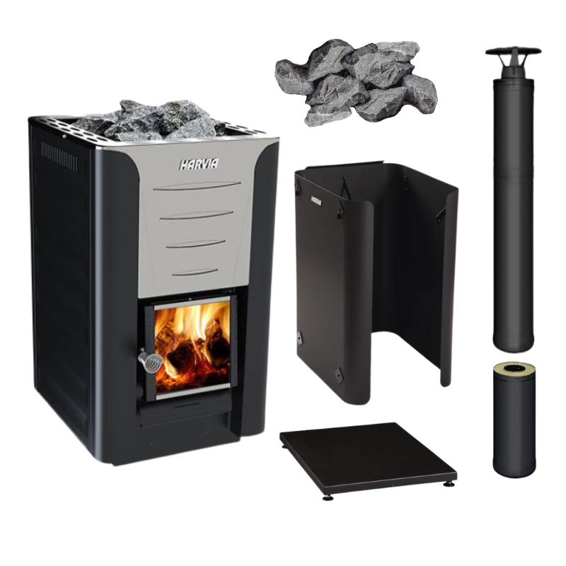 Harvia PRO 20 24kW Sauna Stove Package