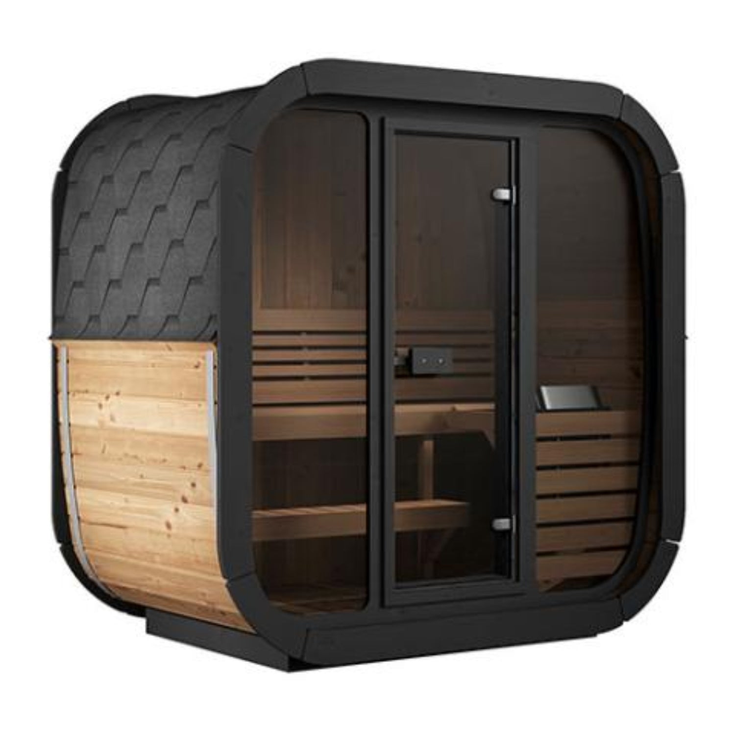 SaunaLife 3-Person Cube-Series Outdoor Home Sauna Kit CL4G-Sauna-SaunaLife-Nordica Sauna