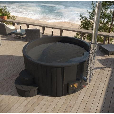 SaunaLife Wood-Fired Hot Tub Model S4 | Soak Series-Hot Tub-SaunaLife-Nordica Sauna