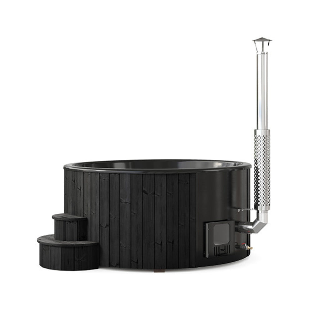 SaunaLife S6 Soak Series 7 Person Wood Burning Hot Tub