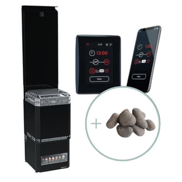 Saunum AIR L 10 WiFi Sauna Heater Package