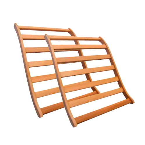 Golden Designs 3-Person Ergonomic Sauna Back Rest in Red Cedar Wood-Sauna Accessories-Golden Designs-Nordica Sauna