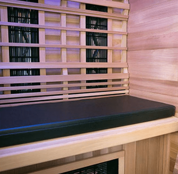 Enlighten Sauna Individual Bench Cushion (sits one person)