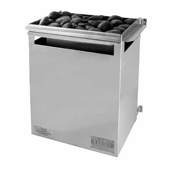 Scandia Electric Ultra Sauna Heater - Large 208V - 1P-Sauna Heater-Scandia-60 Min - Thermostat on Control Box-15 kW-Nordica Sauna