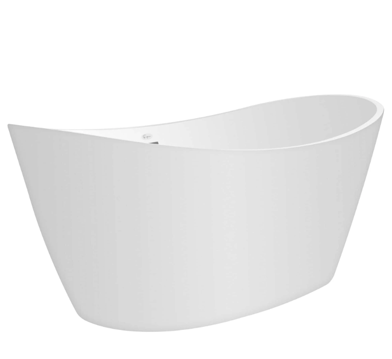 Empava 67 in. Freestanding Soaking Bathtub with LED | EMPV-67FT1518LED