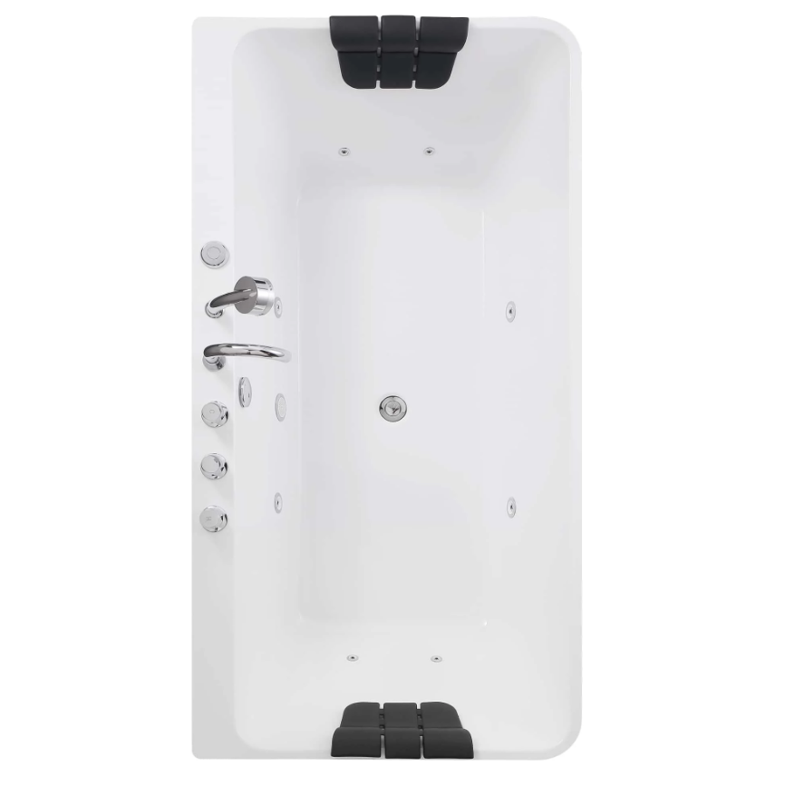 Empava 67 in. Whirlpool Freestanding Acrylic Bathtub | EMPV-67AIS03