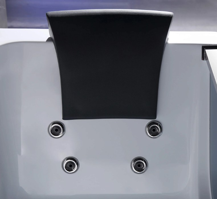 Empava 67 in. Whirlpool Rectangular Bathtub | EMPV-67JT408LED