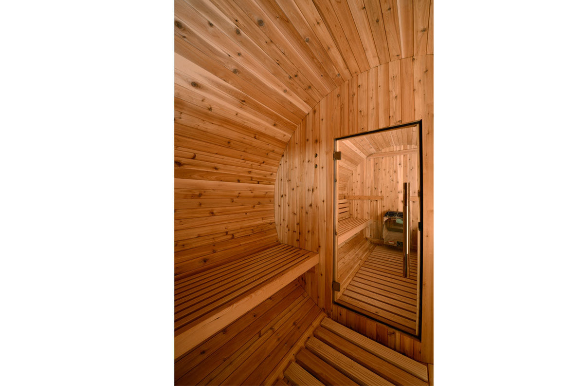 Almost Heaven Shenandoah 4-Person Barrel Sauna-Traditional Saunas-Nordica Sauna