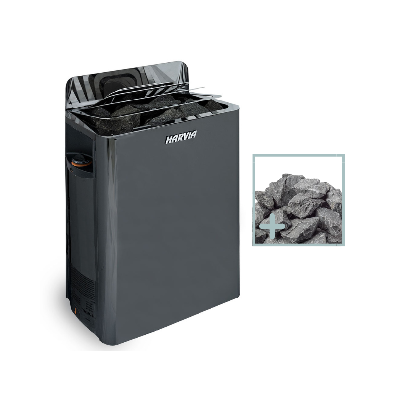 Harvia The Wall Series 6kW Electric Sauna Heater Package