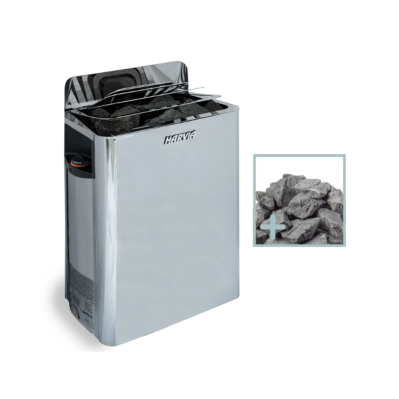 Harvia The Wall Series 6kW Electric Sauna Heater Package