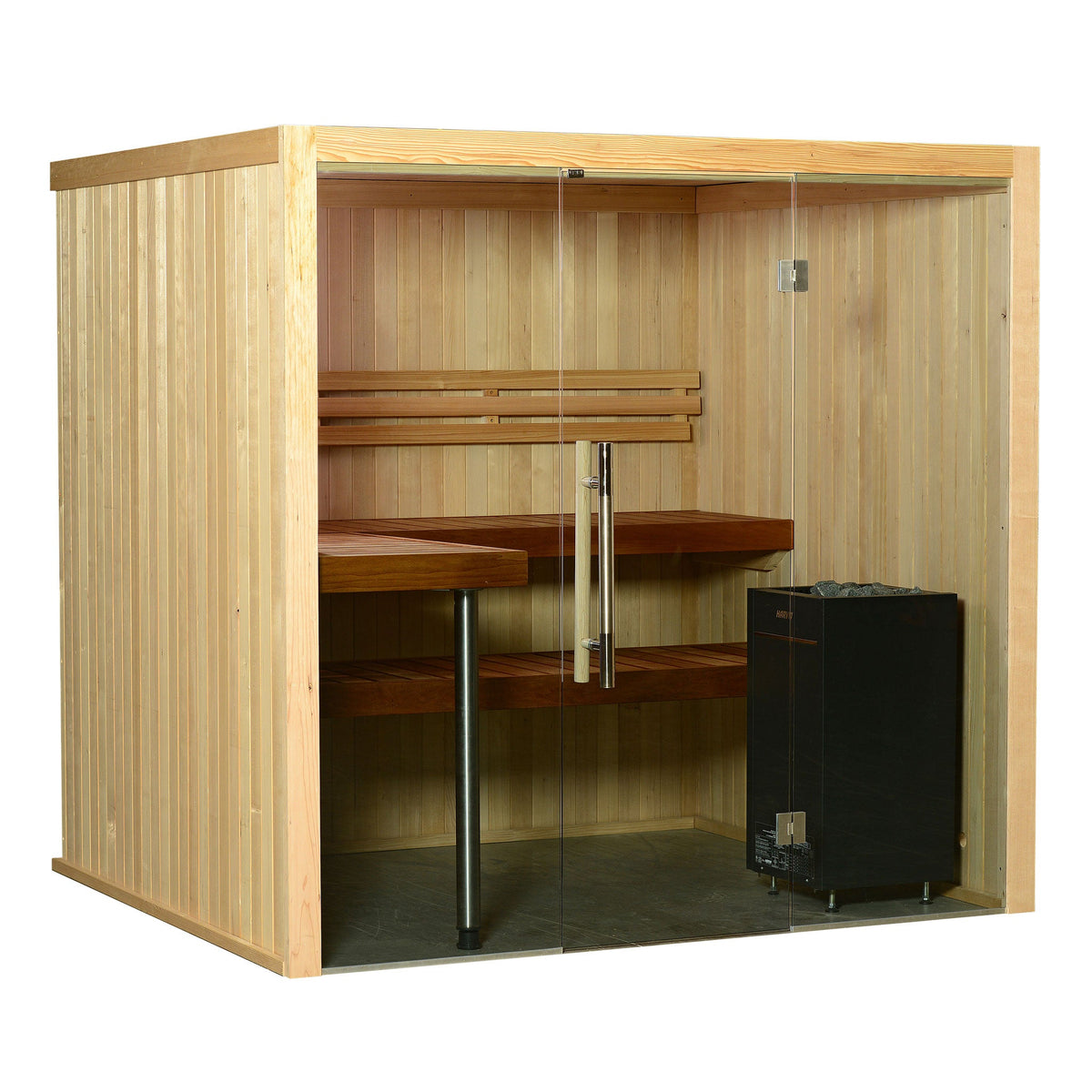 Almost Heaven Titan 6-Person Indoor Sauna-Traditional Saunas-Nordica Sauna