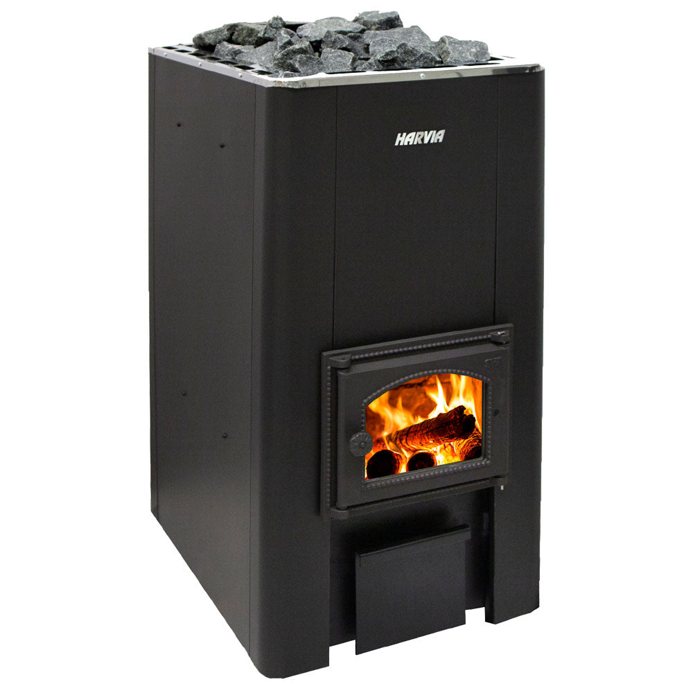 Harvia 50 Series Wood Stove Sauna Heater Package