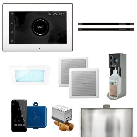 Mr.Steam XDream Max Linear Control Package with iSteamX Control and Linear Steam Head