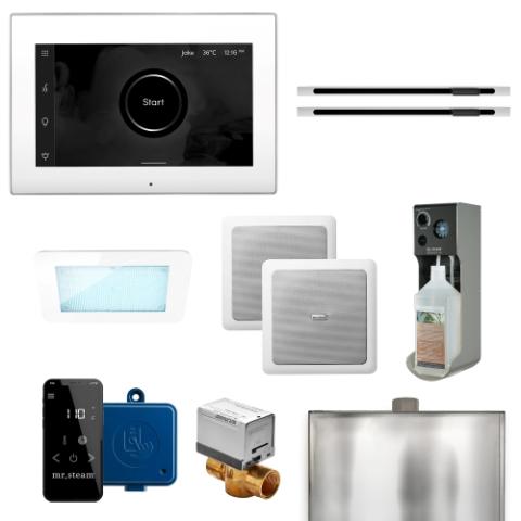 Mr.Steam XDream Max Linear Control Package with iSteamX Control and Linear Steam Head