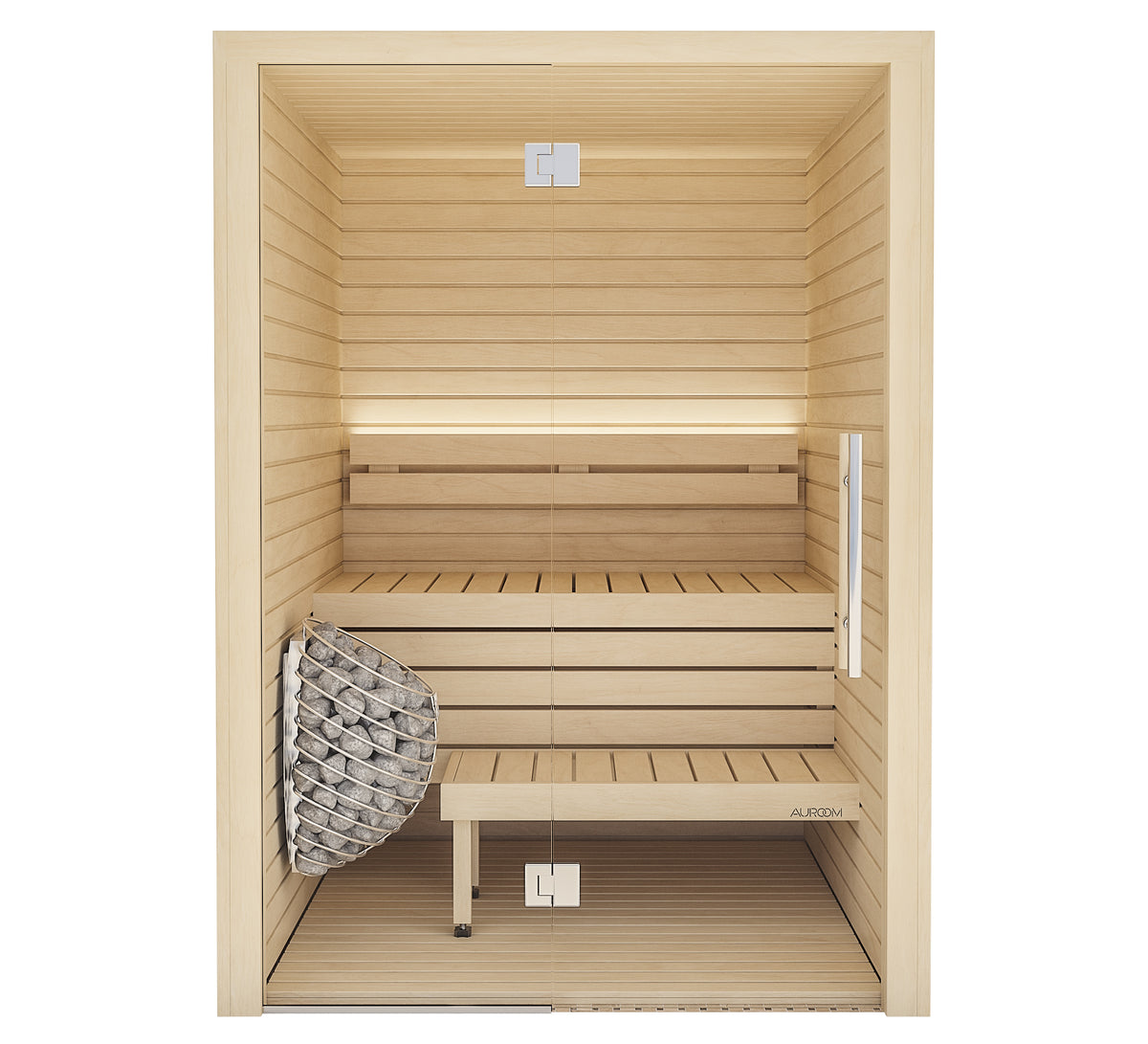 Auroom Cala Glass Aspen - 4 Person Traditional Sauna