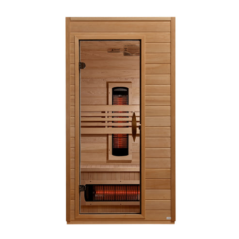 Golden Designs Dynamic Martin 1-2 Person Full Spectrum Near Zero EMF FAR Infrared Sauna | DYN-6006-03 FS