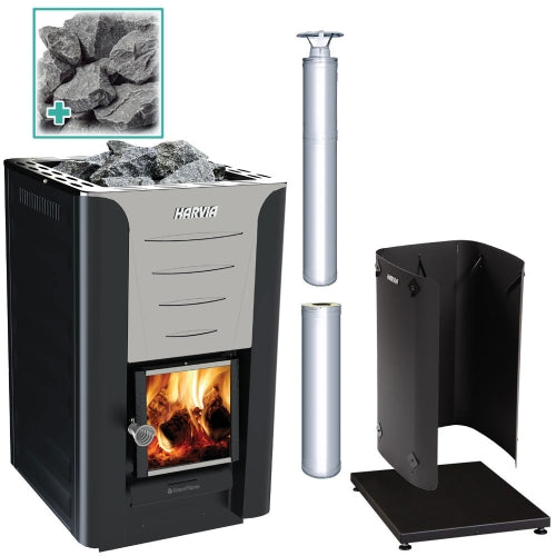 Harvia PRO 20 24kW Sauna Stove Package