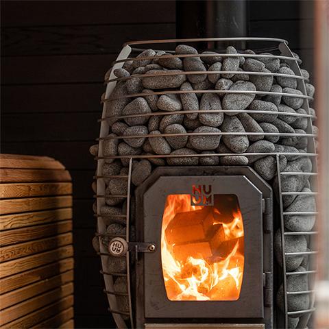 HUUM HIVE Wood Series Wood-Fired Sauna Heater Package