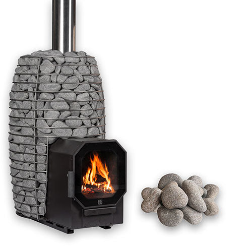 HUUM Hive Flow LS 9.8kW Wood Burning Sauna Stove Package