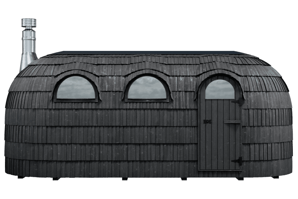 Iglucraft Triple Iglusauna 6-Person Fully Assembled Outdoor Sauna