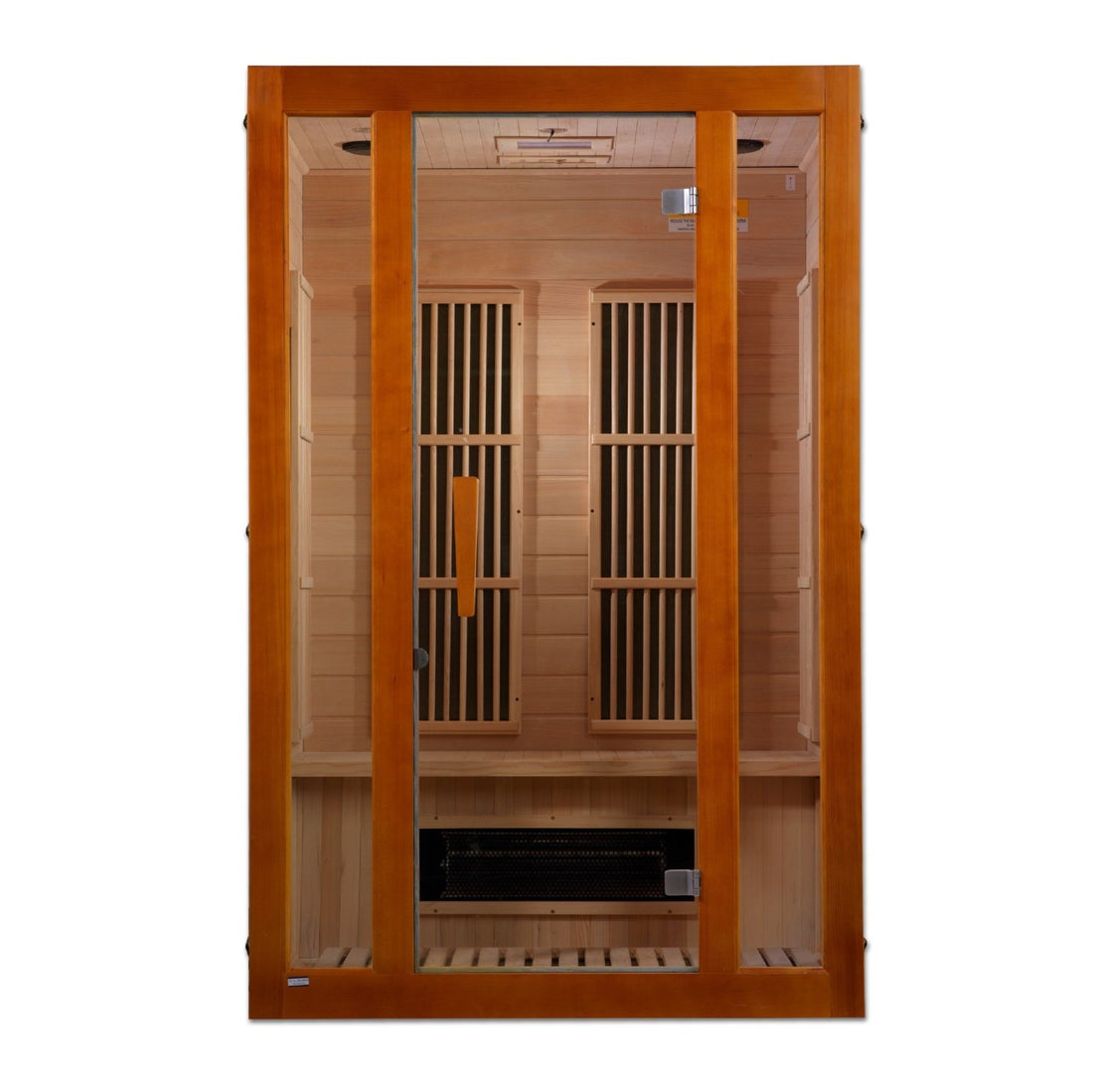 Golden Designs Aspen Maxxus 2-Person Low EMF FAR Infrared Sauna with Hemlock Wood