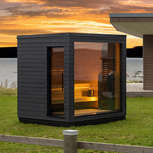 SaunaLife Model Outdoor Sauna G6 | Garden Series