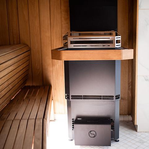 Saunum AIR L 10 WiFi Sauna Heater Package