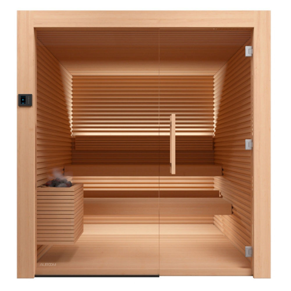 Auroom Nativa Cabin Sauna-Sauna-Auroom-48x71 (Up to 2 People)-Aspen-Left-Nordica Sauna