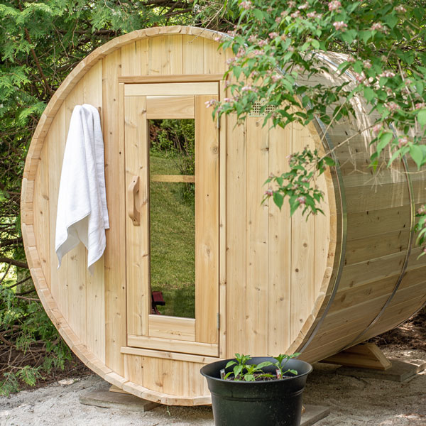 Dundalk CT Harmony 4 Person Barrel Sauna-Sauna-Dundalk Leisurecraft-None-Nordica Sauna