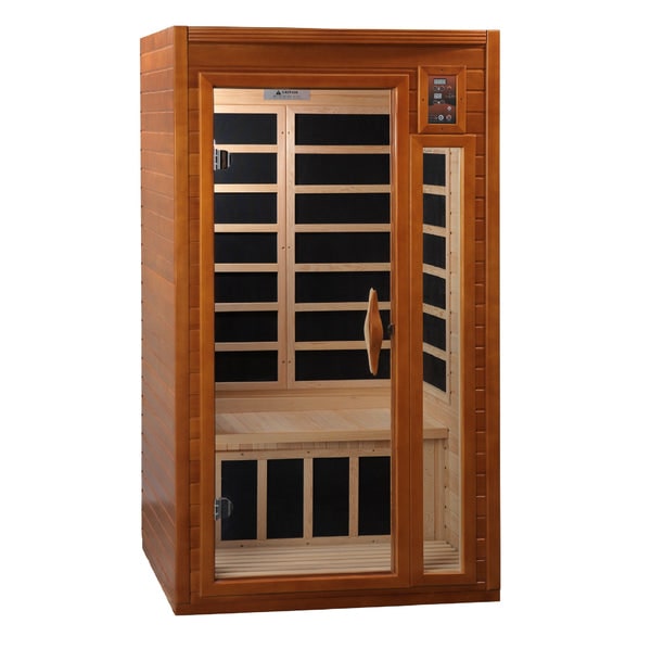 Golden Designs Dynamic "Barcelona Elite" 1-2 Person Ultra Low EMF FAR Infrared Sauna | DYN-6106-01 Elite-Sauna-Golden Designs-Nordica Sauna