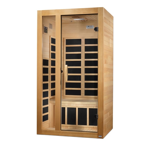 Golden Designs Dynamic "Gracia" 1-2 Person Low EMF FAR Infrared Sauna | DYN-6119-01-Sauna-Golden Designs-Nordica Sauna