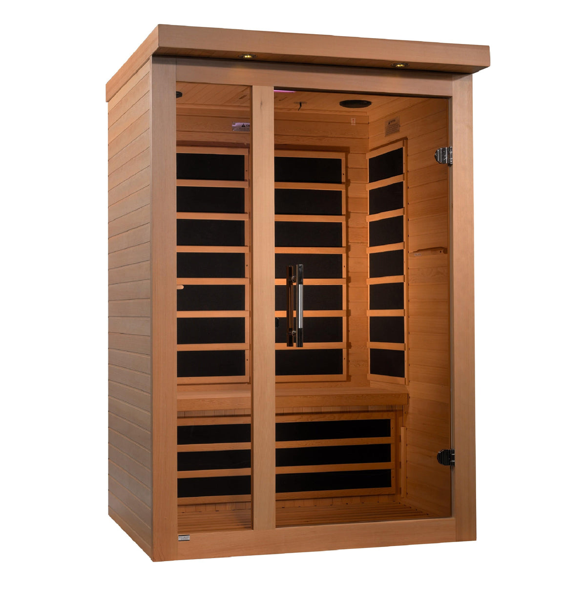 Golden Designs Dynamic &quot;Llumeneres&quot; Elite 2-Person Ultra Low EMF FAR Infrared Sauna | DYN-6215-02