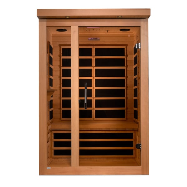 Golden Designs Dynamic &quot;Llumeneres&quot; Elite 2-Person Ultra Low EMF FAR Infrared Sauna | DYN-6215-02