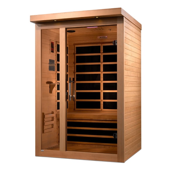 Golden Designs Dynamic &quot;Llumeneres&quot; Elite 2-Person Ultra Low EMF FAR Infrared Sauna | DYN-6215-02