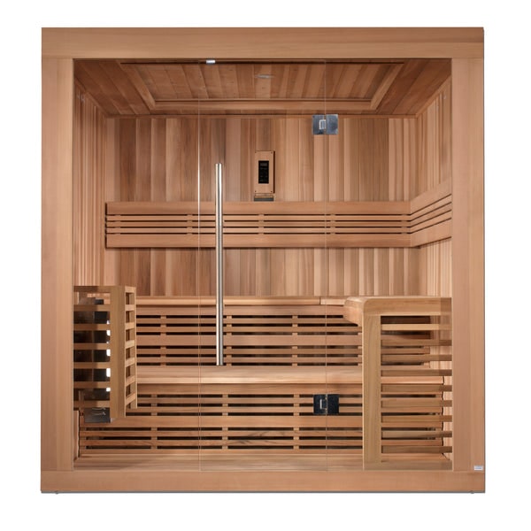 Golden Designs &quot;Osla Edition&quot; 6-Person Traditional Steam Sauna | GDI-7689-01