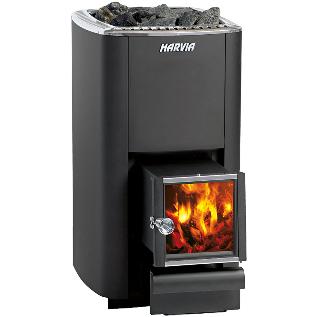 Harvia M Series Wood Stove Sauna Heater with Exterior Feed-Sauna Heater-Harvia-