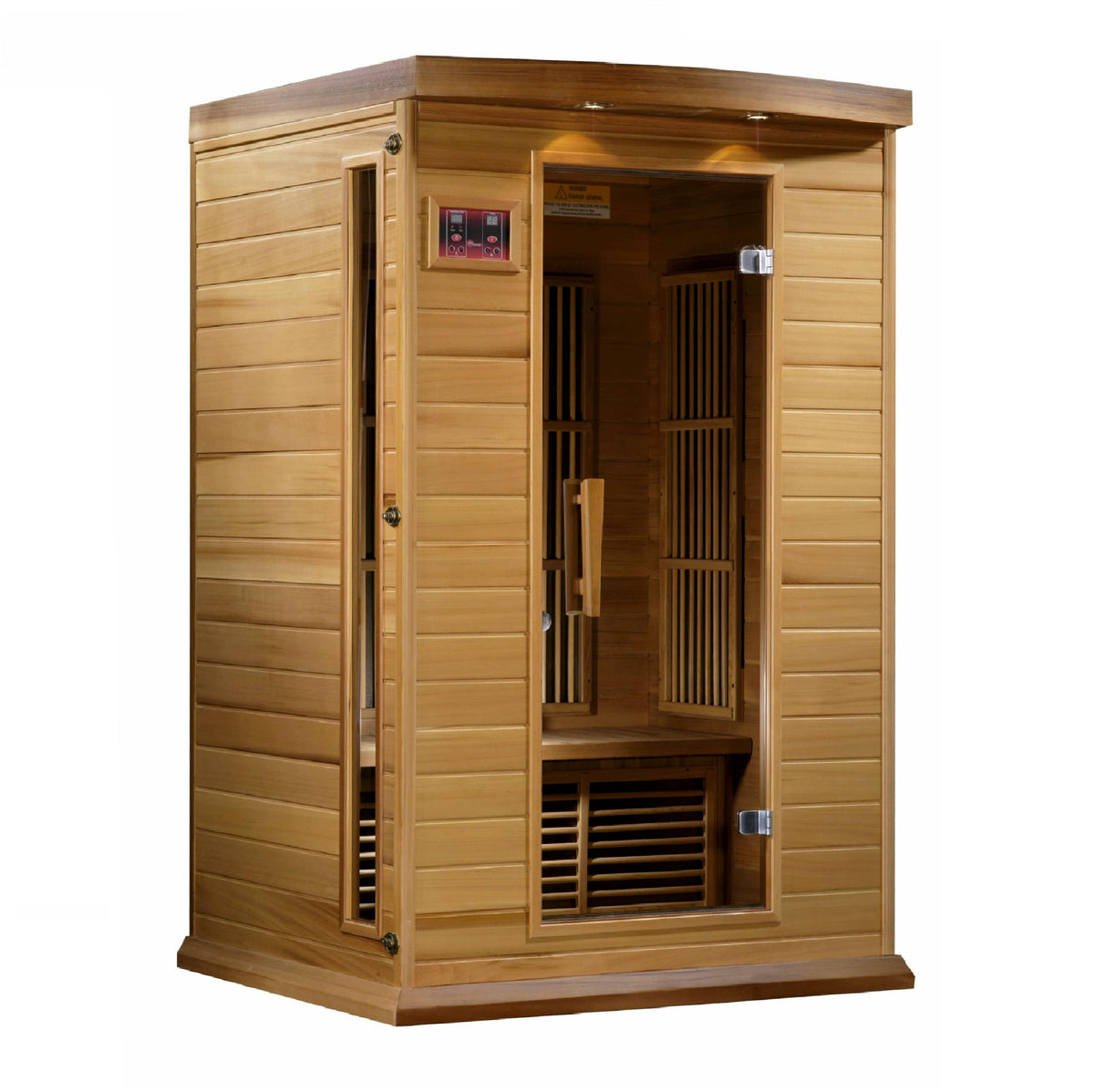Golden Designs Maxxus 2-Person FAR Infrared Sauna - Low EMF with Canadian Red Cedar | MX-K206-01 CED