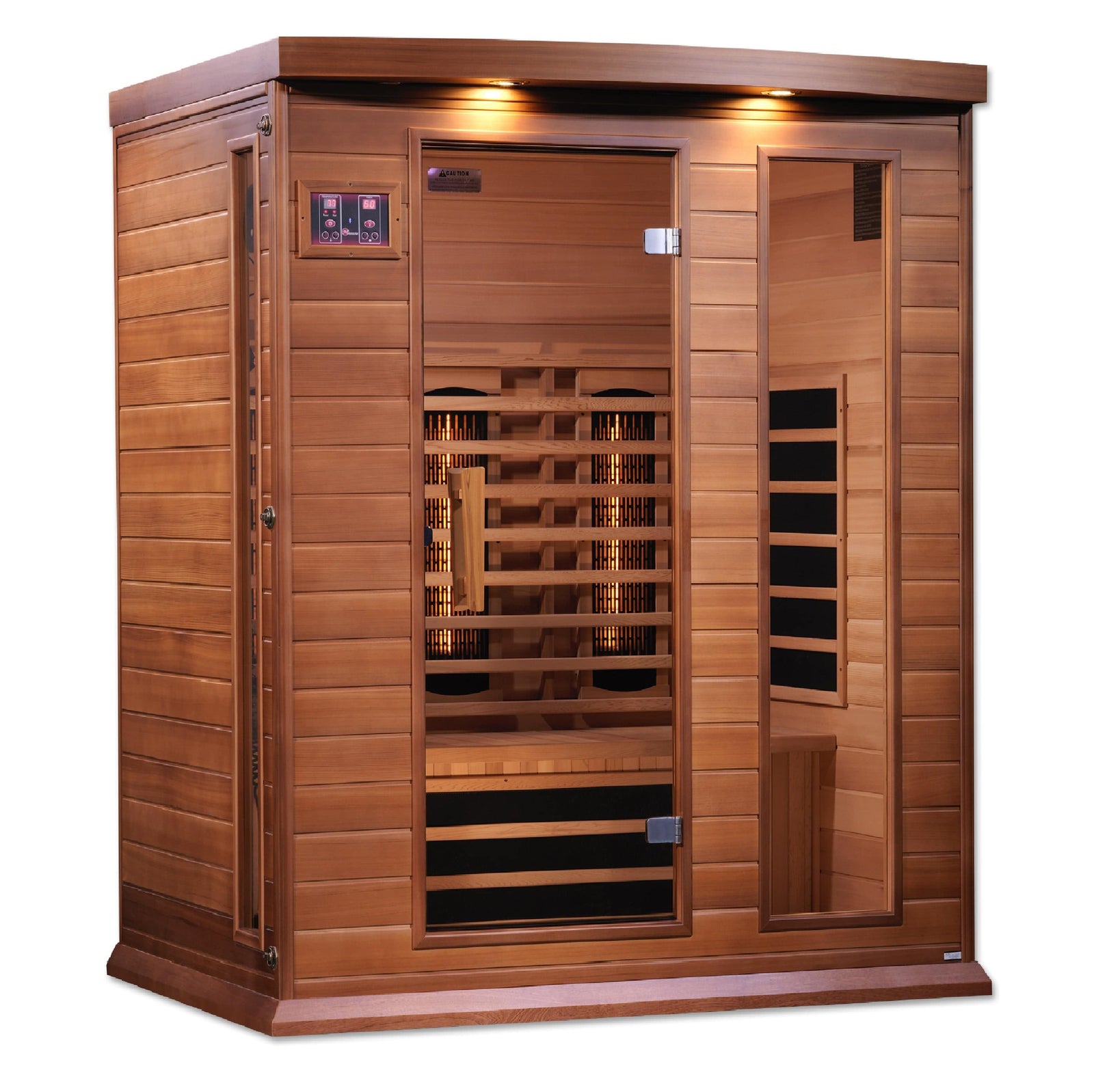 Golden Designs Maxxus 3-Person Full Spectrum Infrared Sauna with Canadian Red Cedar | MX-M306-01-FS CED-Sauna-Golden Designs-Nordica Sauna