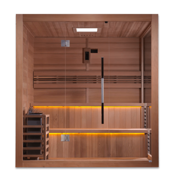 Golden Designs &quot;Kuusamo Edition&quot; 6 Person Indoor Traditional Steam Sauna | GDI-7206-01