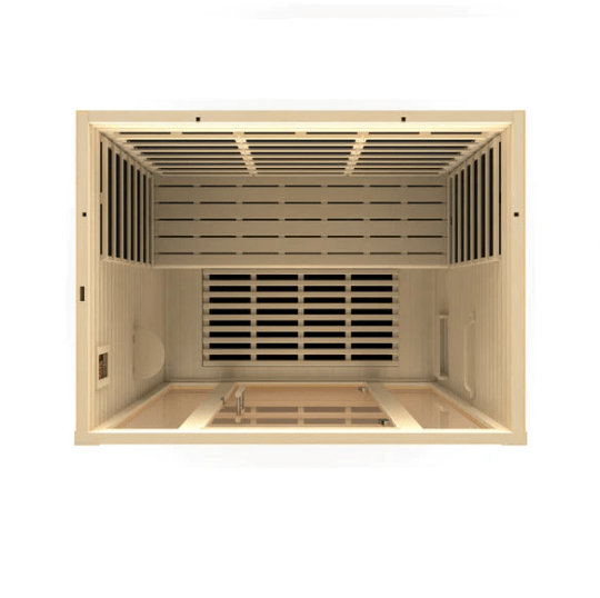 Golden Designs Dynamic &quot;Vila&quot; 3-Person Ultra Low EMF FAR Infrared Sauna | DYN-6315-02
