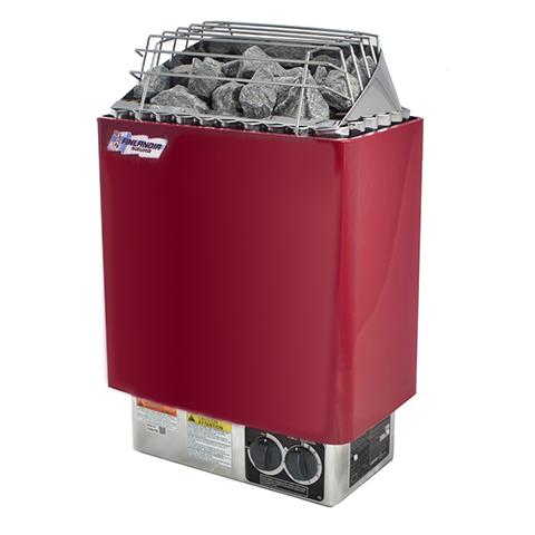 Finlandia FLB Series 8kW Sauna Heater | FLB 80-Sauna Heater-Finlandia-Red Stainless Steel-240V/1PH (Home Use)-Nordica Sauna