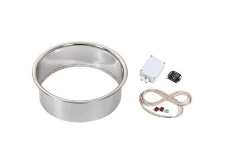 Harvia Embedding Flange with LED-Lighting for Cilindro Half Series 11kW Sauna Heater-Sauna Heater Accessories-Harvia-